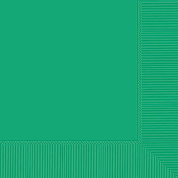 Festive Green Custom Napkins Same Day Printing