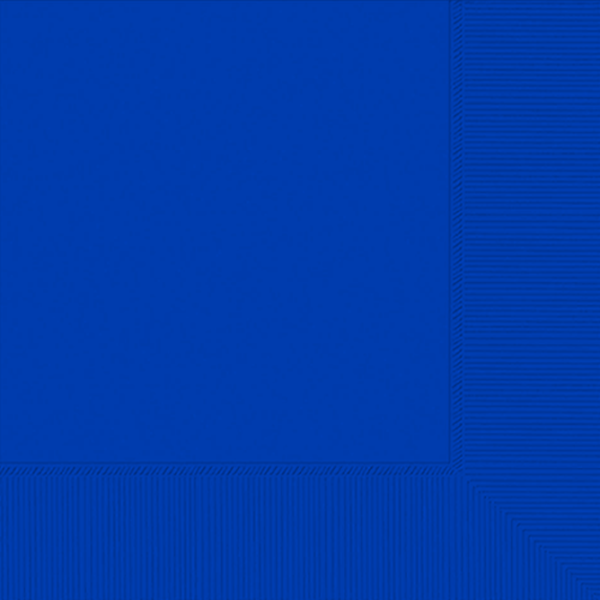 Royal Blue Custom Napkins Same Day Printing