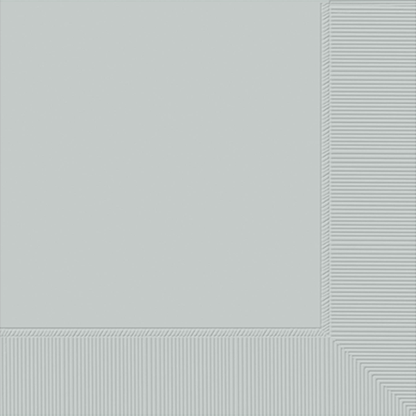 Silver Custom Napkins Same Day Printing